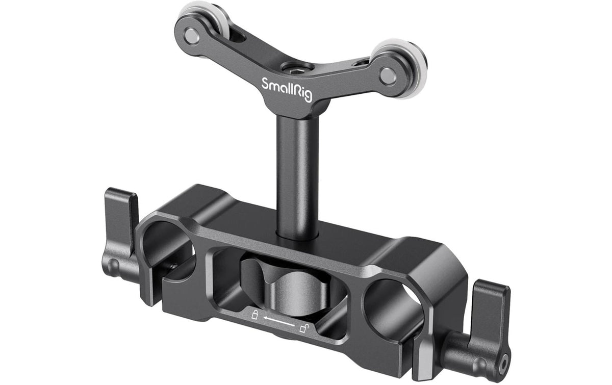 SmallRig 2727 Objektivstütze 15 mm LWS – Aluminium, Schwarz