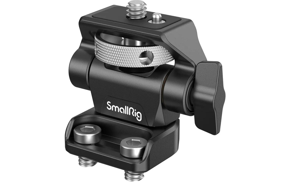 SmallRig 2904B Monitor-Halterung – 1,5 kg Traglast, 1/4"-20 Gewinde, Pivot 0–170°, 360° drehbar – Schwarz