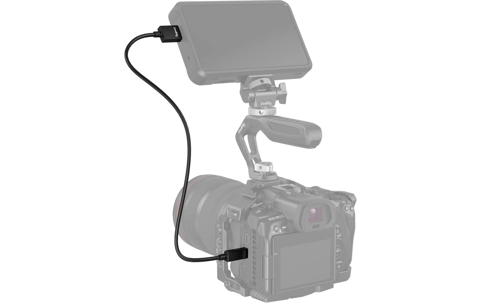 SmallRig Micro-HDMI auf HDMI Kabel HDMI 2.0 4K 60 Hz – 0,55 m