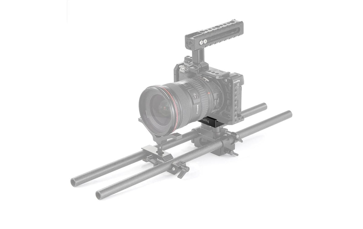 SmallRig DBC2280 Arca-Swiss Schnellwechselplatte – 1/4" & 3/8" – für Arca-Swiss – Aluminium, Schwarz