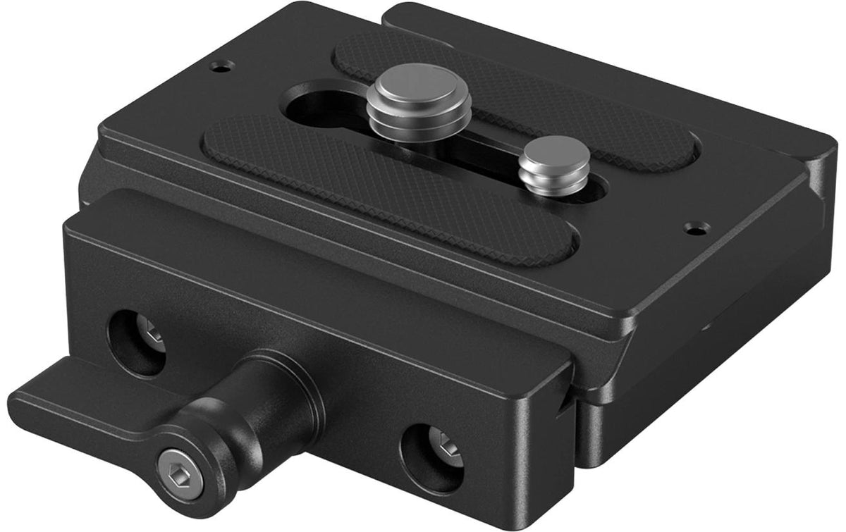 SmallRig DBC2280 Arca-Swiss Schnellwechselplatte – 1/4" & 3/8" – für Arca-Swiss – Aluminium, Schwarz