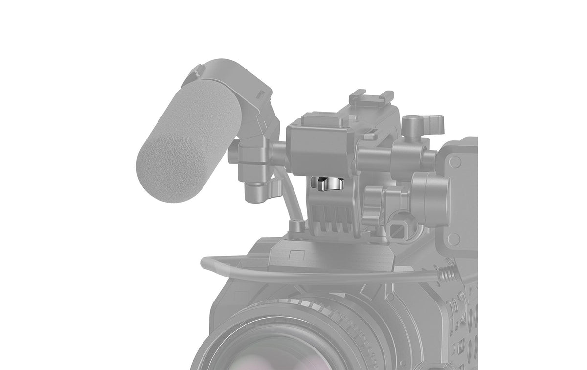 SmallRig 2844 Oberer Griff – für Sony FX9, FS7, FS7 MK2 – Silber