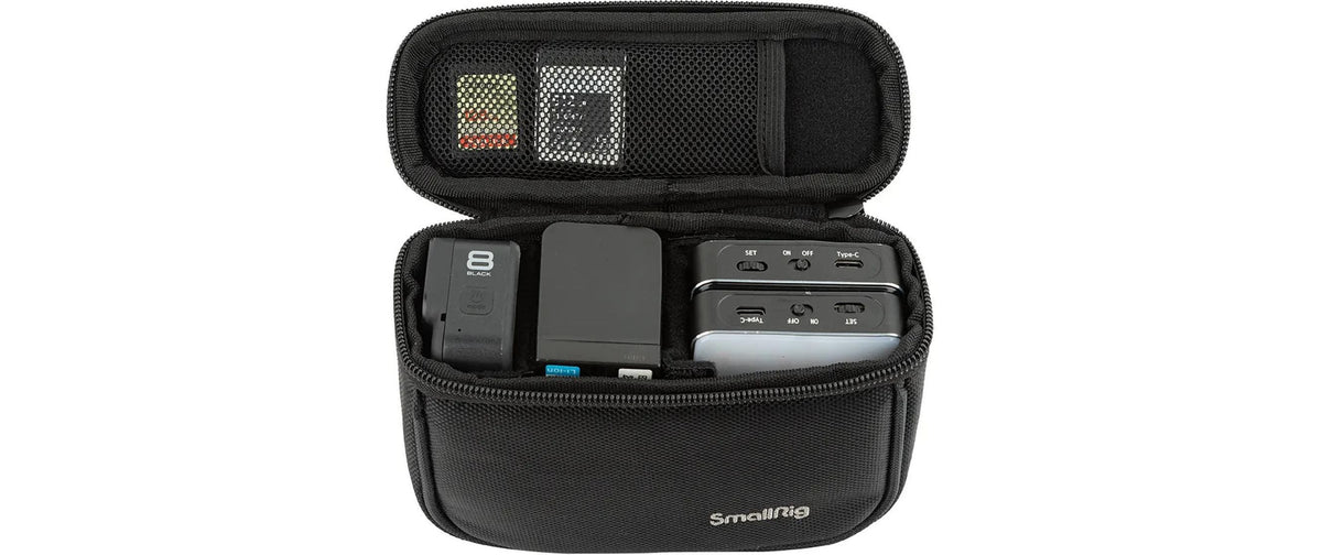 SmallRig 3704 Etui – Nylon – für Insta360, GoPro, DJI – Schwarz