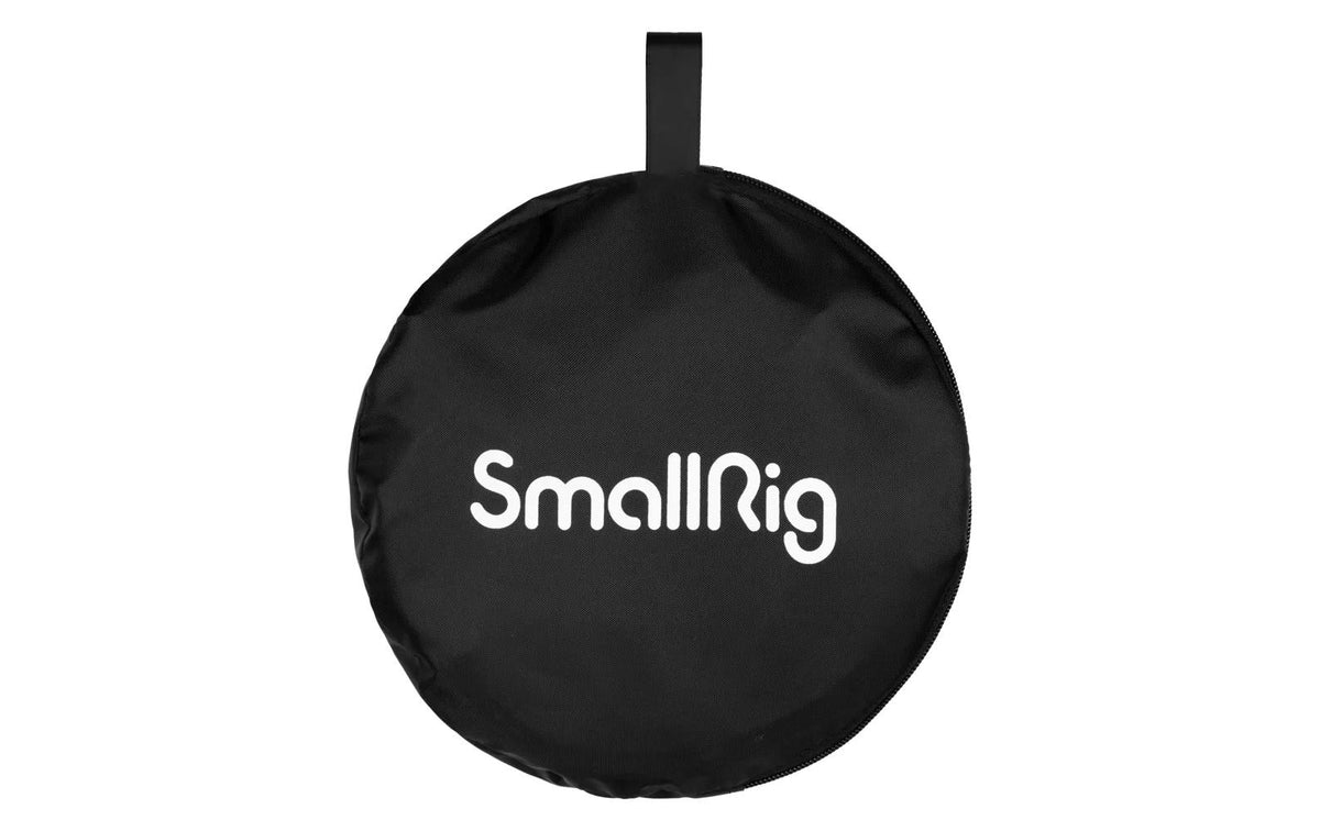 SmallRig 4130 Reflektor 5-in-1 – 107 cm (rund), Gold/Schwarz/Silber/Weiss – 0,79 kg