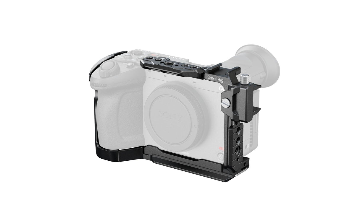 SmallRig 5587 Käfig – Aluminium, Edelstahl, 159,9 × 100,4 × 65,8 mm – für Sony FX2 – Schwarz