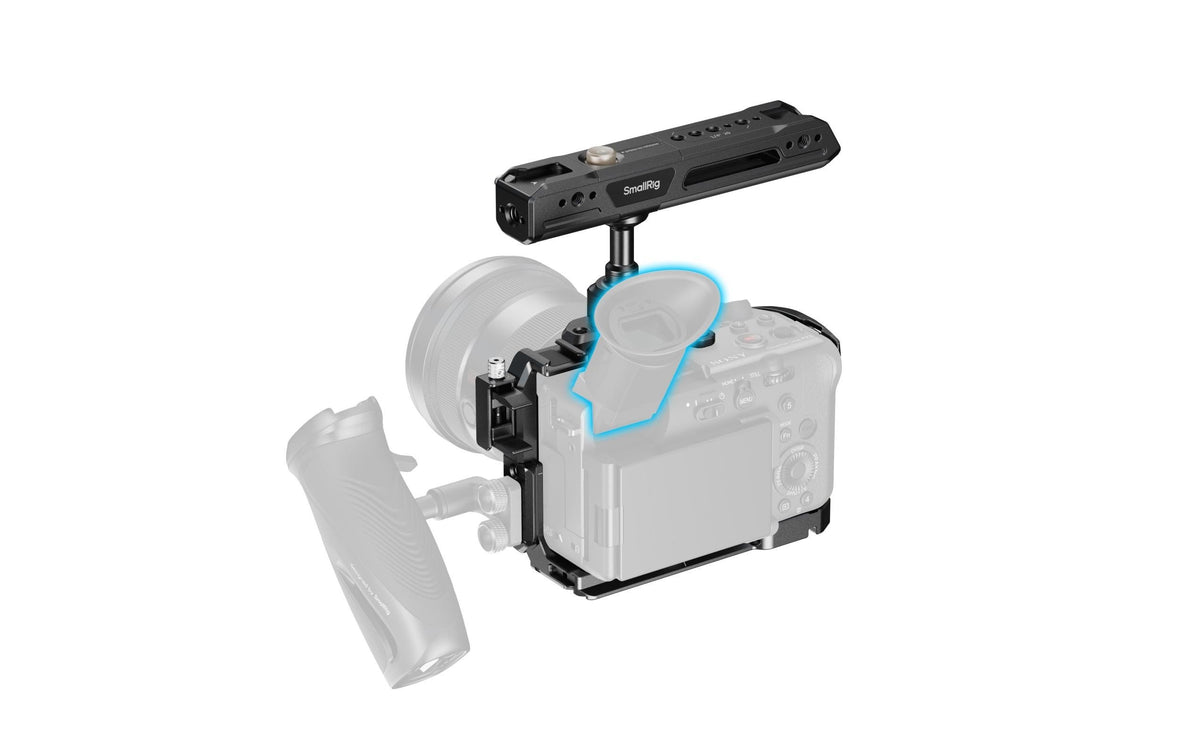 SmallRig 5589 Käfig – für Sony FX2 – Aluminium, Schwarz