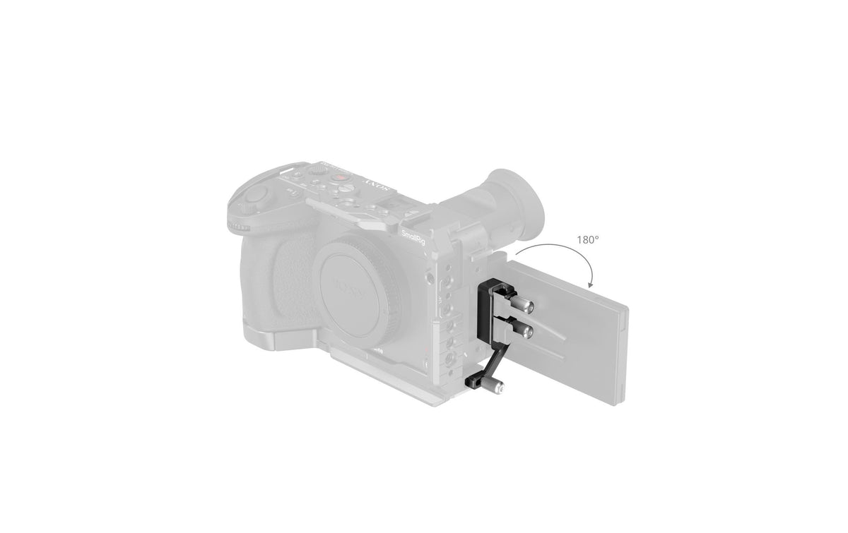SmallRig 5592 Kabelklemme – Aluminium/Edelstahl, 54,5 × 25,2 × 28,5 mm – für Sony FX2-Cages