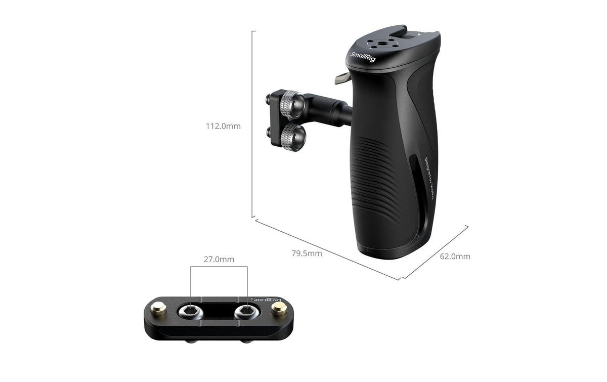 SmallRig Drehbarer Seitengriff – Halterung – mit 1/4-20 Schrauben