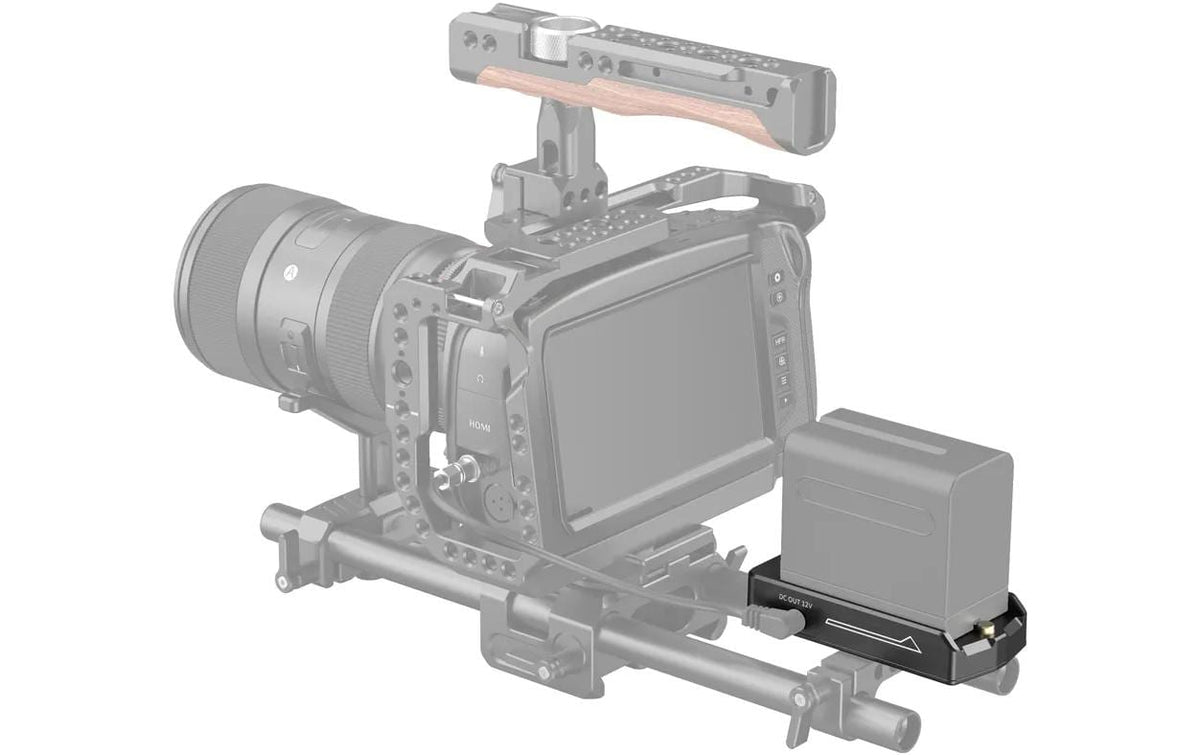 SmallRig 3018 Batterie-Adapterplatte – für Sony NP-F – Schwarz