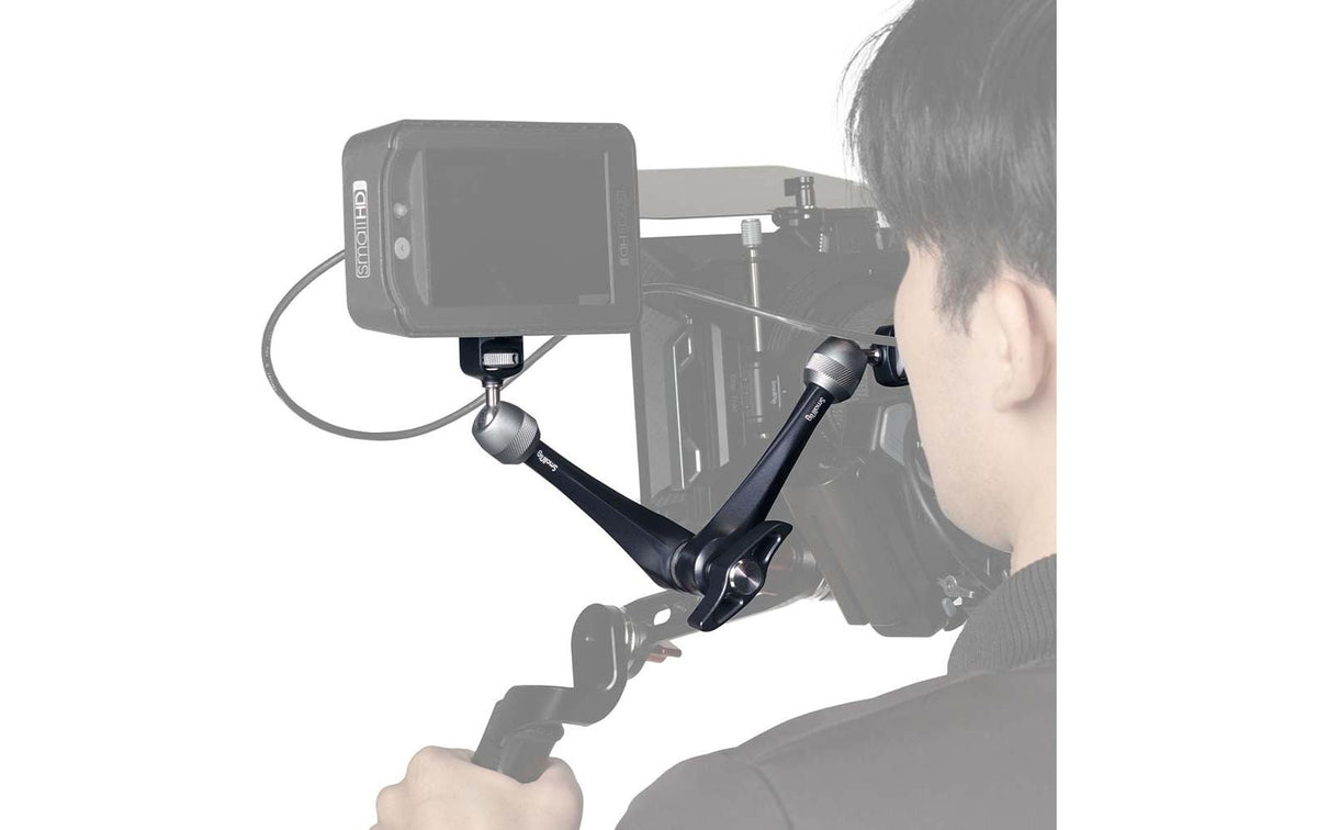 SmallRig Rosettenarm 11 Gelenkiger Rosettenarm – 3 kg Traglast – für 1/4-20" Gewinde – Schwarz