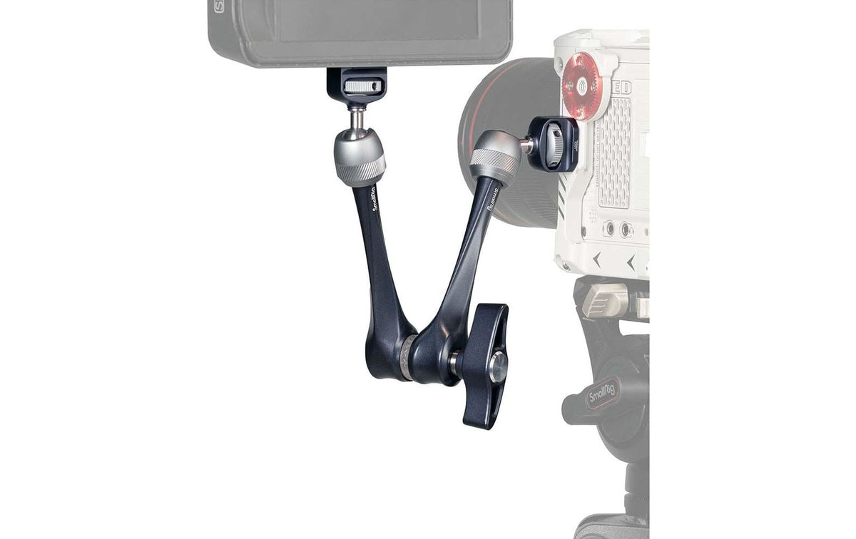 SmallRig Rosettenarm 11 Gelenkiger Rosettenarm – 3 kg Traglast – für 1/4-20" Gewinde – Schwarz