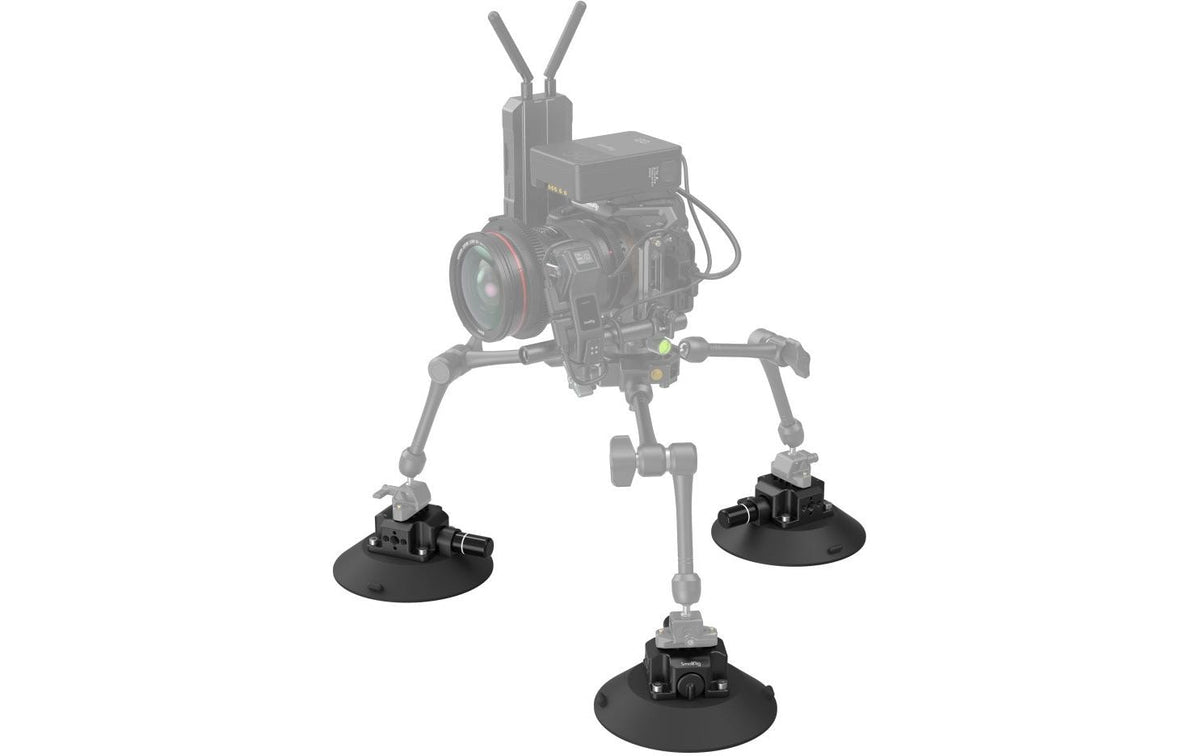 SmallRig 4114 Saugnapfhalterung – 159 × 159 × 60,9 mm – Schwarz