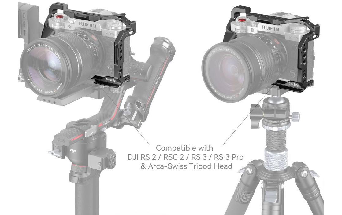SmallRig Multifunktionaler Kamera-Cage – für FUJIFILM X-T5 – Schwarz