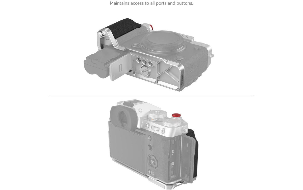 SmallRig 4136 L-Shape-Handgriff – für Fujifilm X-T5 – Aluminium, Schwarz