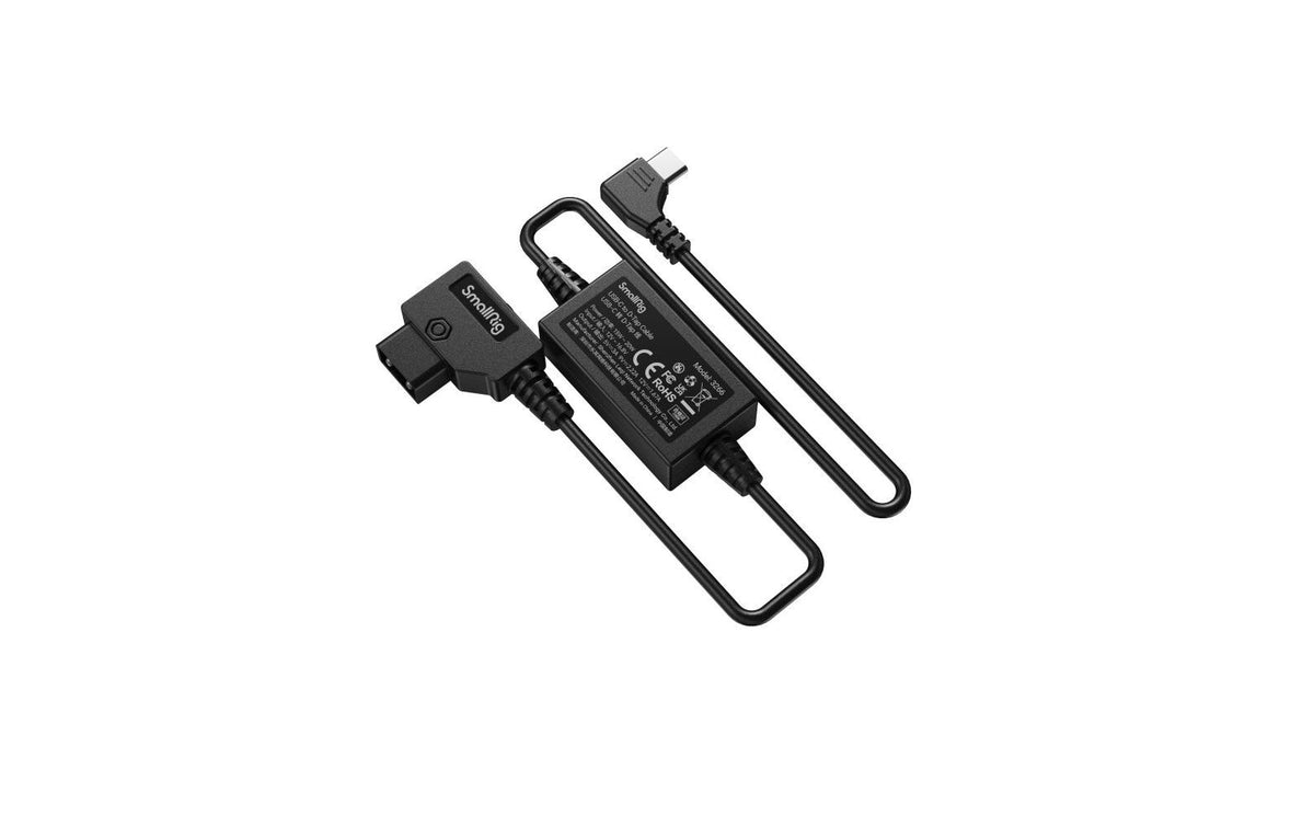 SmallRig 3266 D-Tap-zu-USB-C Stromkabel – 0,5 m – für D-Tap/USB-C-Geräte