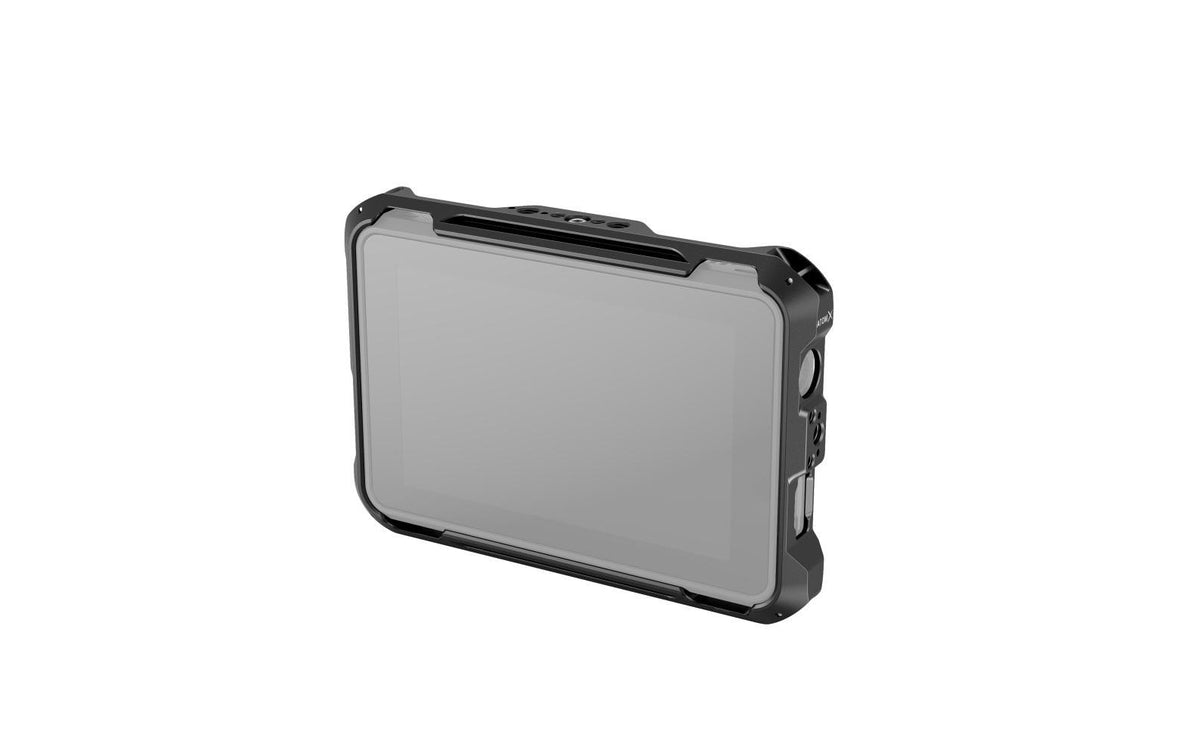 SmallRig 3456 Kamera-Monitorkäfig – Aluminium, 148 × 212 × 42,7 mm – für Atomos Shinobi 7 – Schwarz