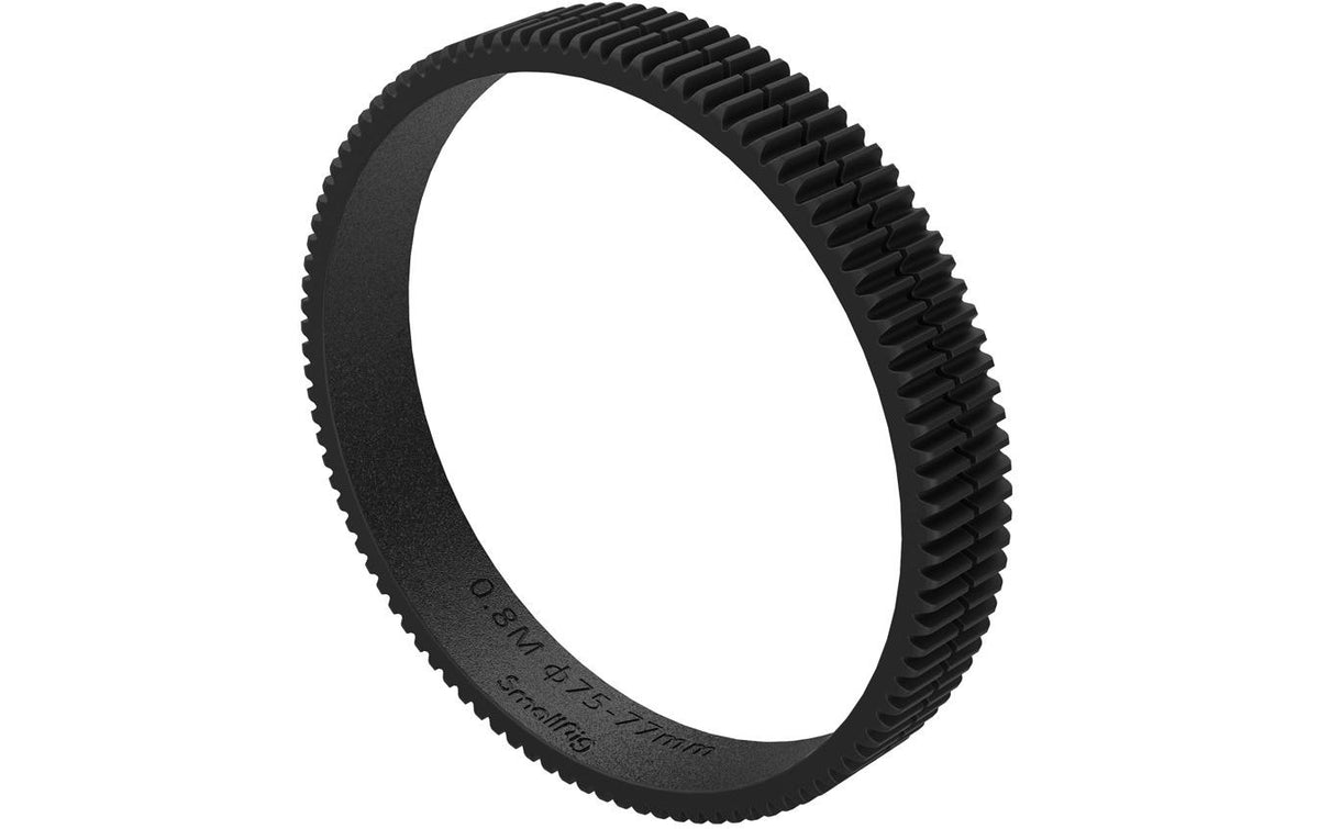 SmallRig F75-F77 Fokus-Zahnkranz – Gummi, drehbar, ergonomisch – Schwarz