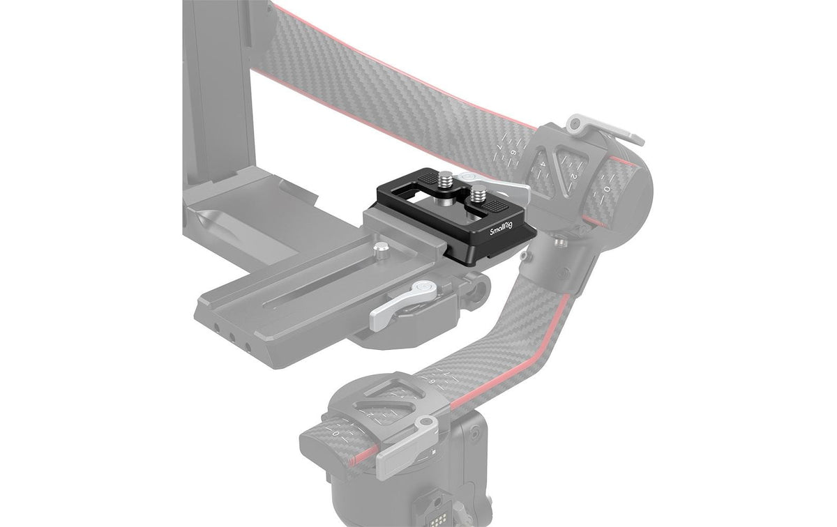SmallRig 3154 Arca-Type Schnellwechselplatte – 1/4-20" Gewinde – für DJI RS 2, RSC 2, RS 3 usw.