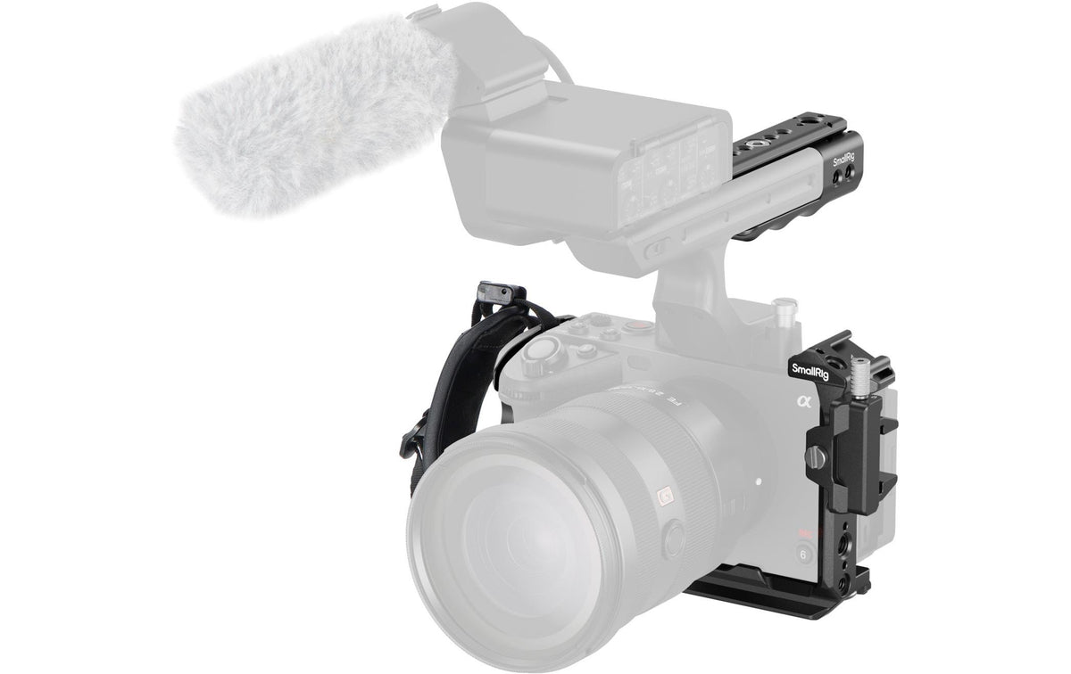 SmallRig 4184B Handheld-Cage – Schnellfreigabesystem, 1/4-20 & 3/8-16" Gewinde – für Sony FX3, FX30 – Schwarz