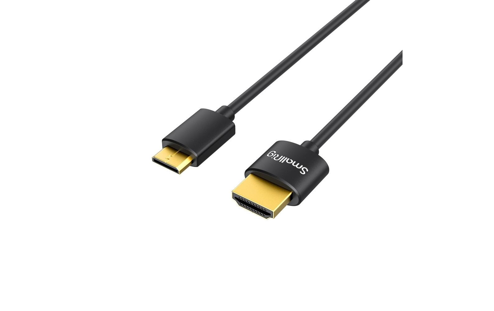 SmallRig Mini-HDMI auf HDMI Kabel HDMI 2.0 4K 60 Hz – 0,55 m