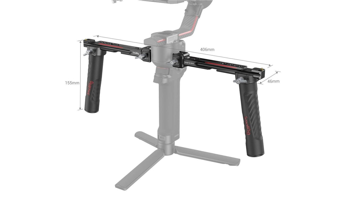 SmallRig 3027 Dual-Handgriff – für DJI RS3, RS3 Pro, RS4 und andere – Schwarz