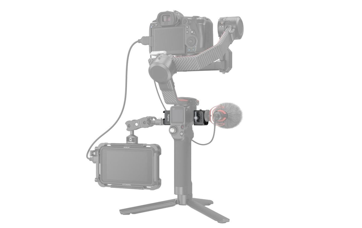 SmallRig Halterung 3025 – 33,5 × 38 × 25 mm – Aluminiumlegierung, Schwarz – für RS 3, RS 4, RS 2 und andere