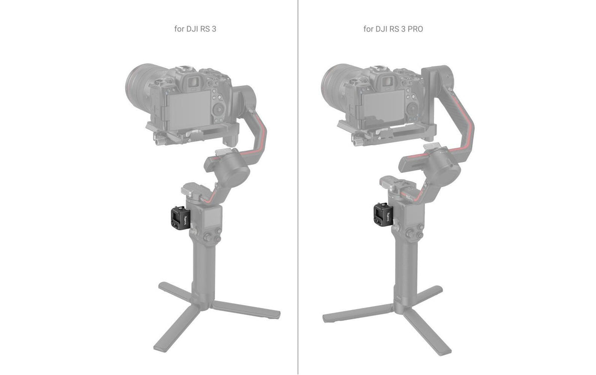 SmallRig Halterung 3025 – 33,5 × 38 × 25 mm – Aluminiumlegierung, Schwarz – für RS 3, RS 4, RS 2 und andere