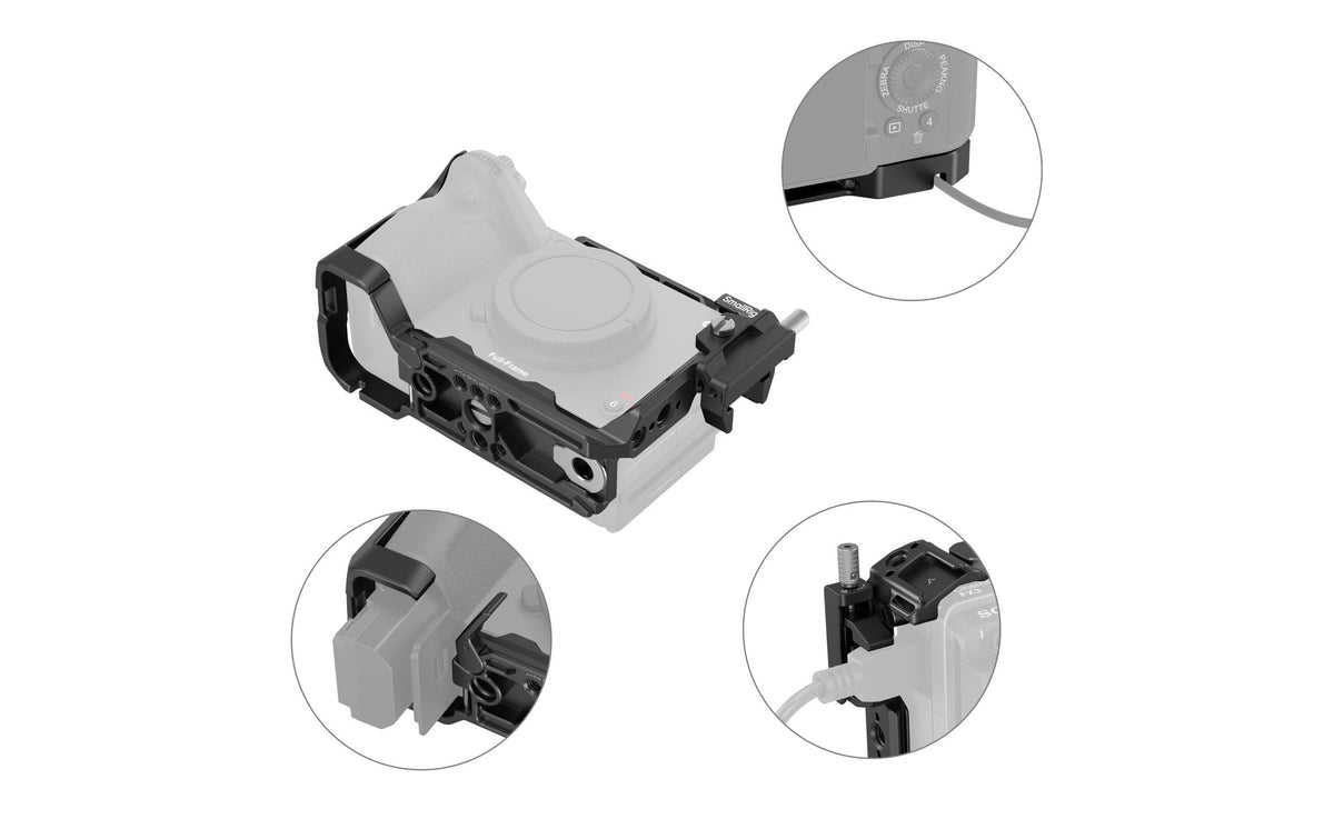 SmallRig Cage – für Sony FX3, FX30 – Schwarz