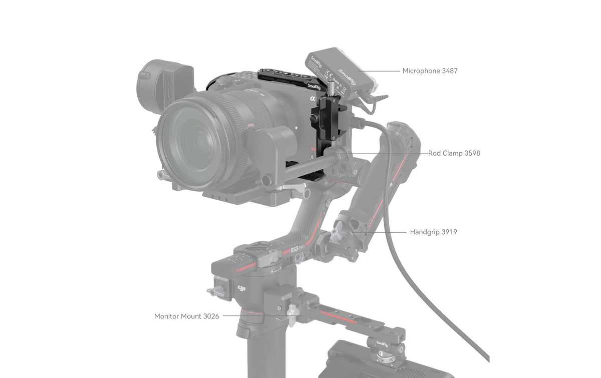 SmallRig Cage – für Sony FX3, FX30 – Schwarz