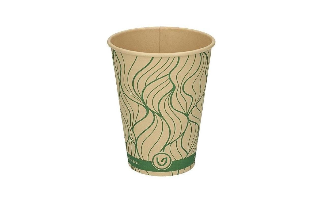 VERIVE Trinkbecher, Bambusfaser – 3,6 dl, Grün – OK compost INDUSTRIAL – 50 Stk.