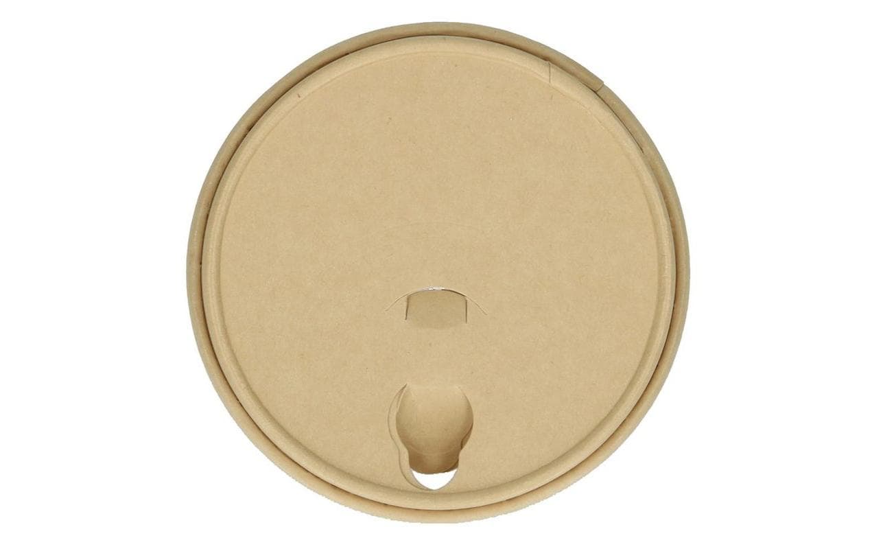 Verive Deckel für Kaffeebecher, Bambus – Ø 80 mm – FSC – 50 Stk.