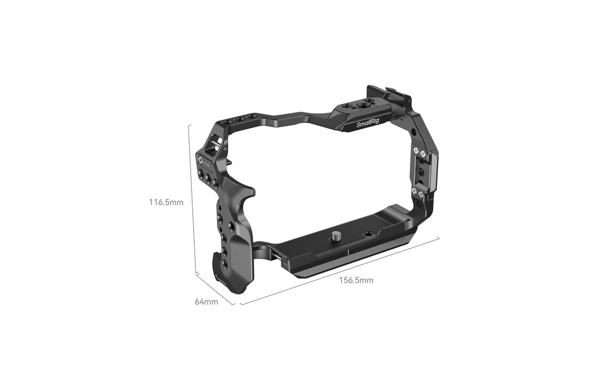 SmallRig HawkLock 4159B Schnellspannkäfig – Aluminium, Schwarz – für Canon EOS R6 Mark II