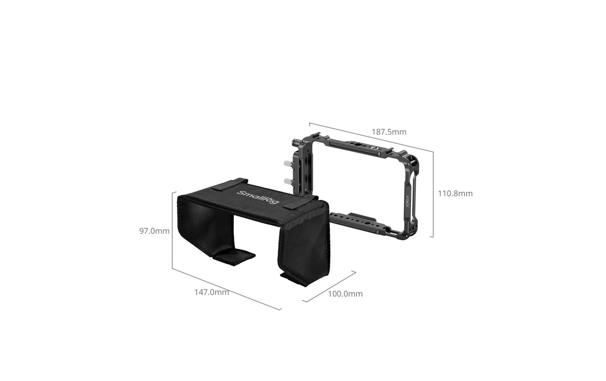 SmallRig 3788B Cage-Kit – für Atomos Ninja-Serie – Schwarz