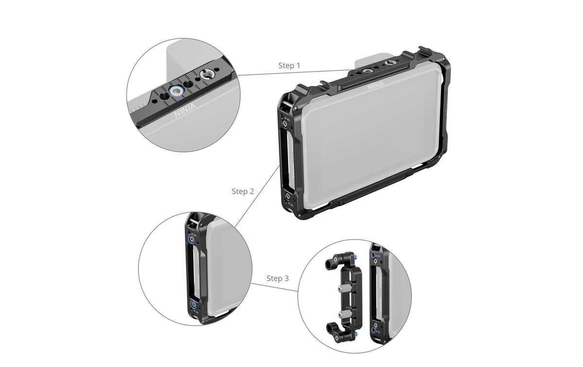 SmallRig 3788B Cage-Kit – für Atomos Ninja-Serie – Schwarz