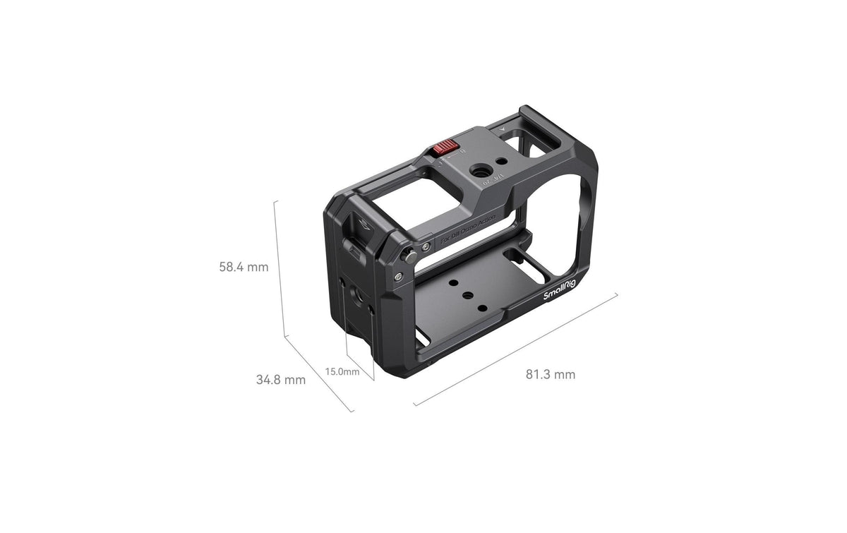 SmallRig Cage – für DJI Osmo Action 5 Pro, 4, 3 – Schwarz