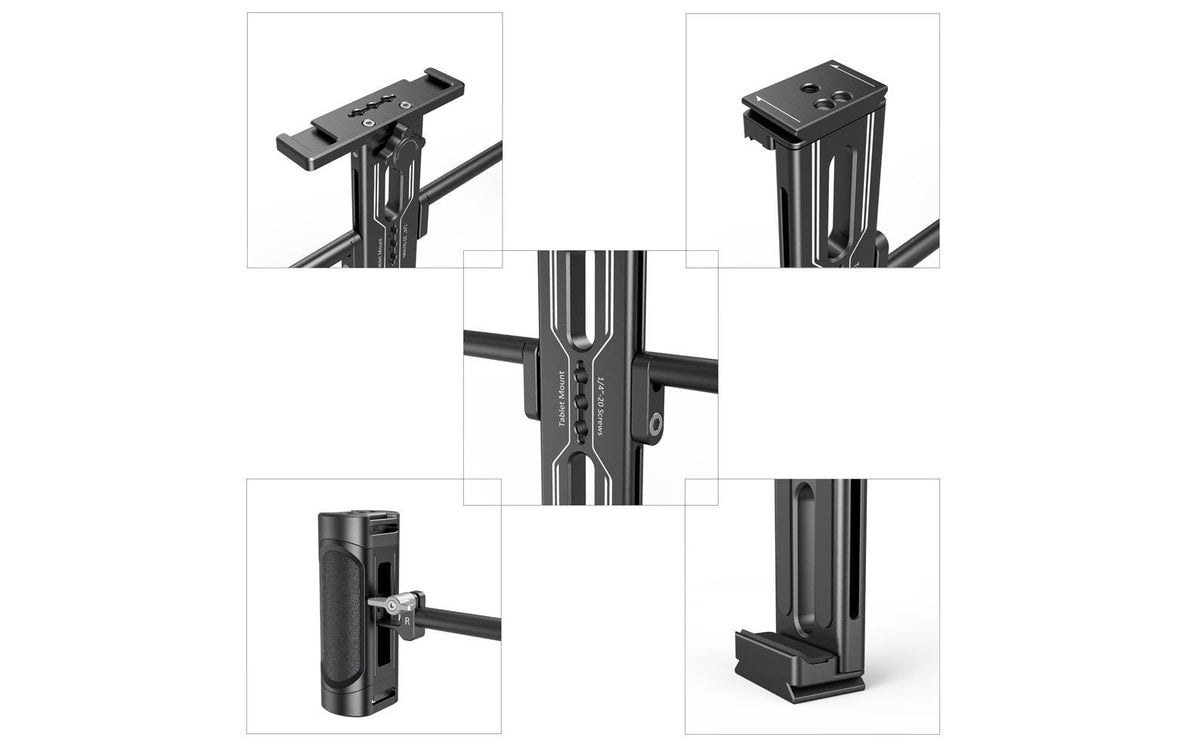 SmallRig Tablet-Tischhalterung für Apple iPad – bis 12,9" – Schwarz