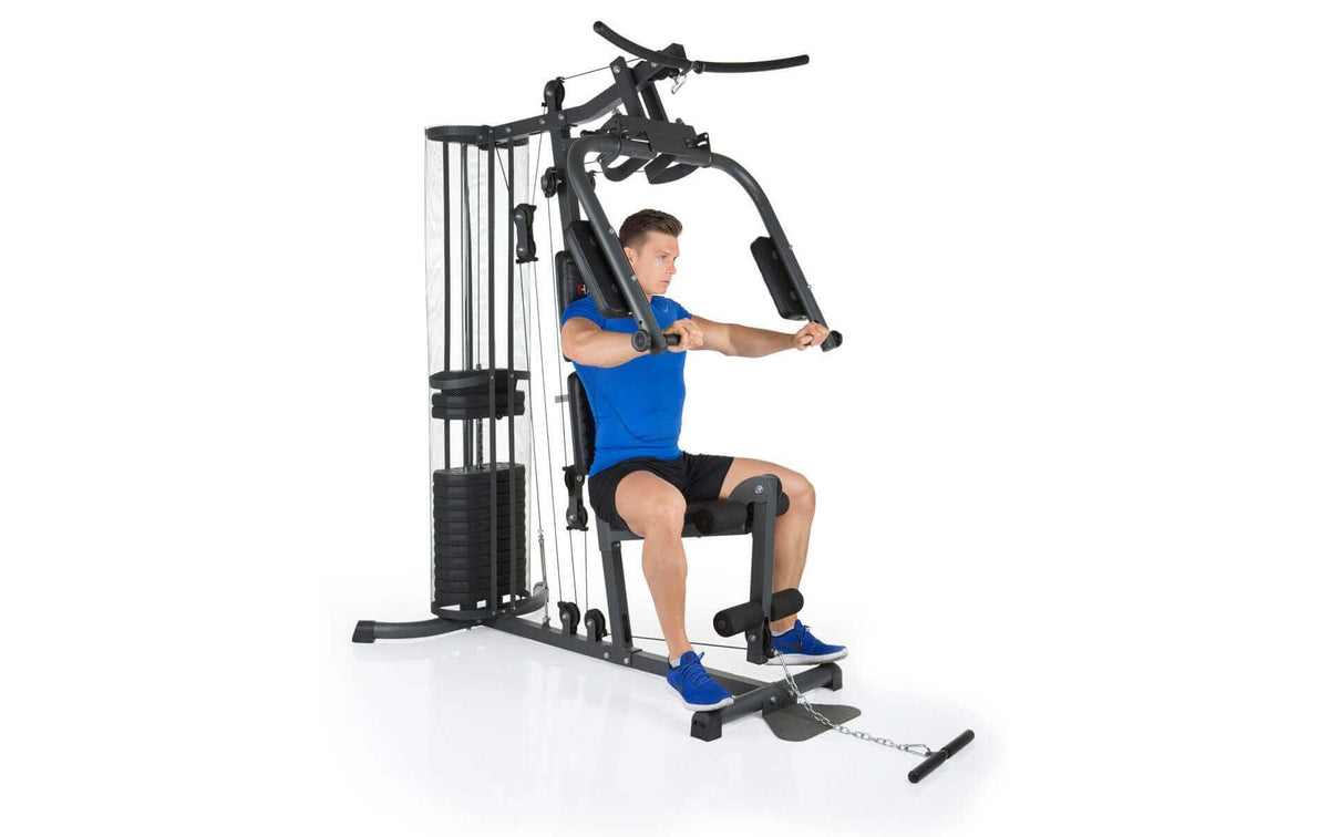 HAMMER Ultra – Kraftstation, 130 kg, 60 kg Gewichteblock – Schwarz