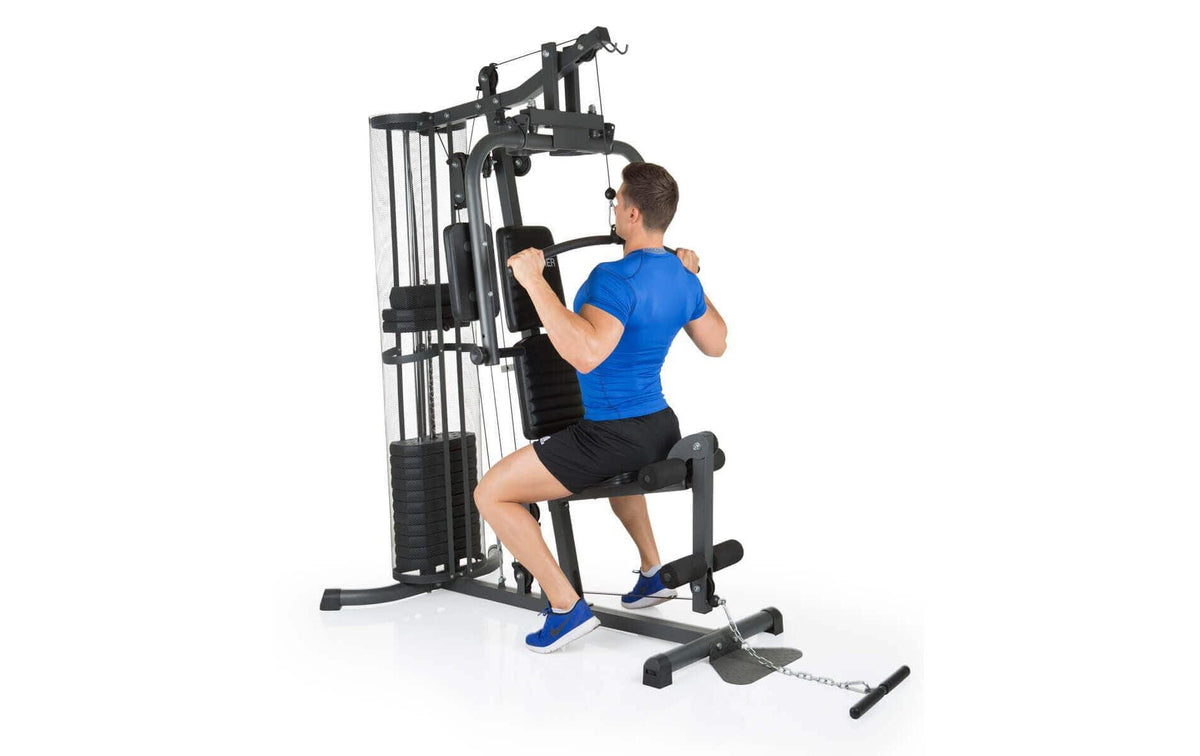 HAMMER Ultra – Kraftstation, 130 kg, 60 kg Gewichteblock – Schwarz