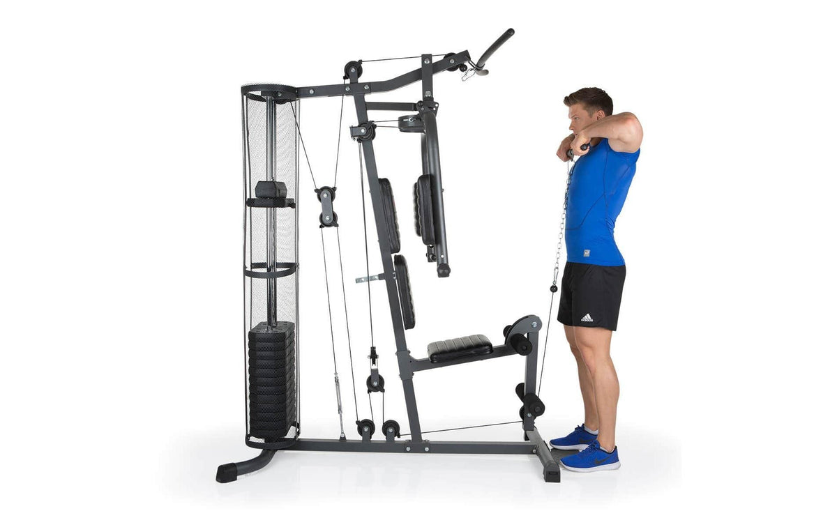 HAMMER Ultra – Kraftstation, 130 kg, 60 kg Gewichteblock – Schwarz