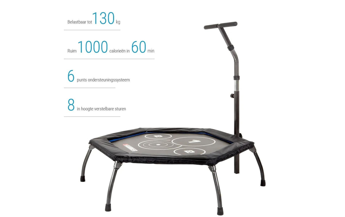 HAMMER Fitness-Trampolin 66426, Ø 98 cm, 130 kg