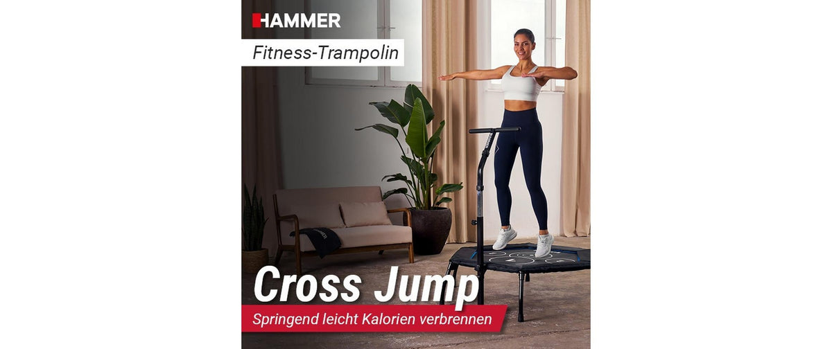 HAMMER Fitness-Trampolin 66426, Ø 98 cm, 130 kg