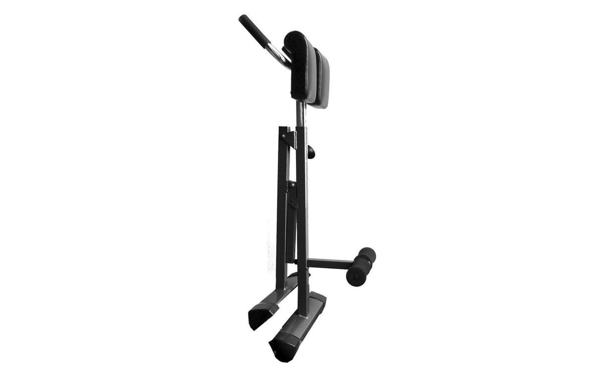 HAMMER FINNLO – Rückentrainer Tricon, 112 × 51 × 92 cm, 130 kg – Schwarz/Silber, Stahl