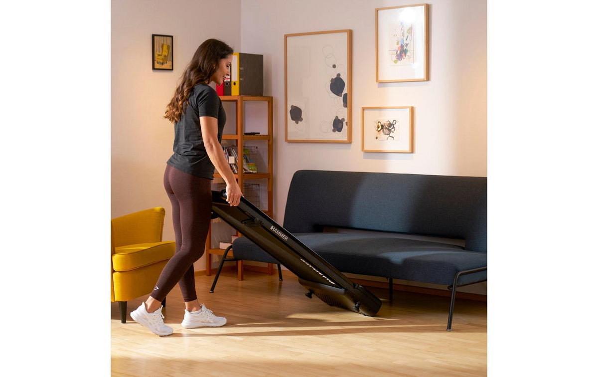 HAMMER Walkingpad Walk 2.0, 120 kg, 552 W – Schwarz