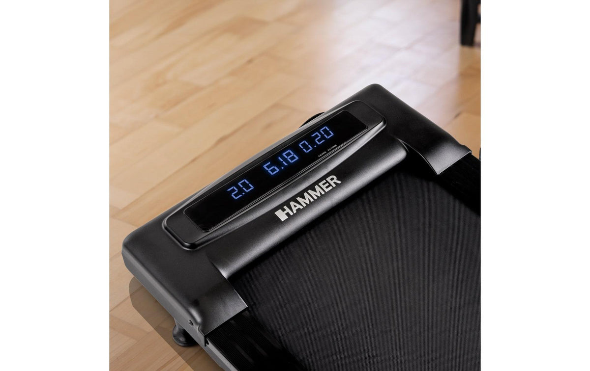 HAMMER Walkingpad Walk 2.0, 120 kg, 552 W – Schwarz