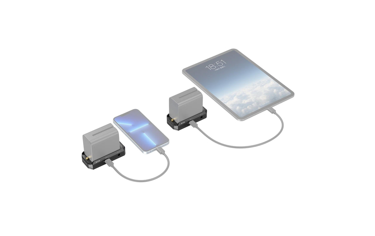 SmallRig 3168B NP-F Akkubadapter-Montageplatte – für NP-F-Akkus (universal)