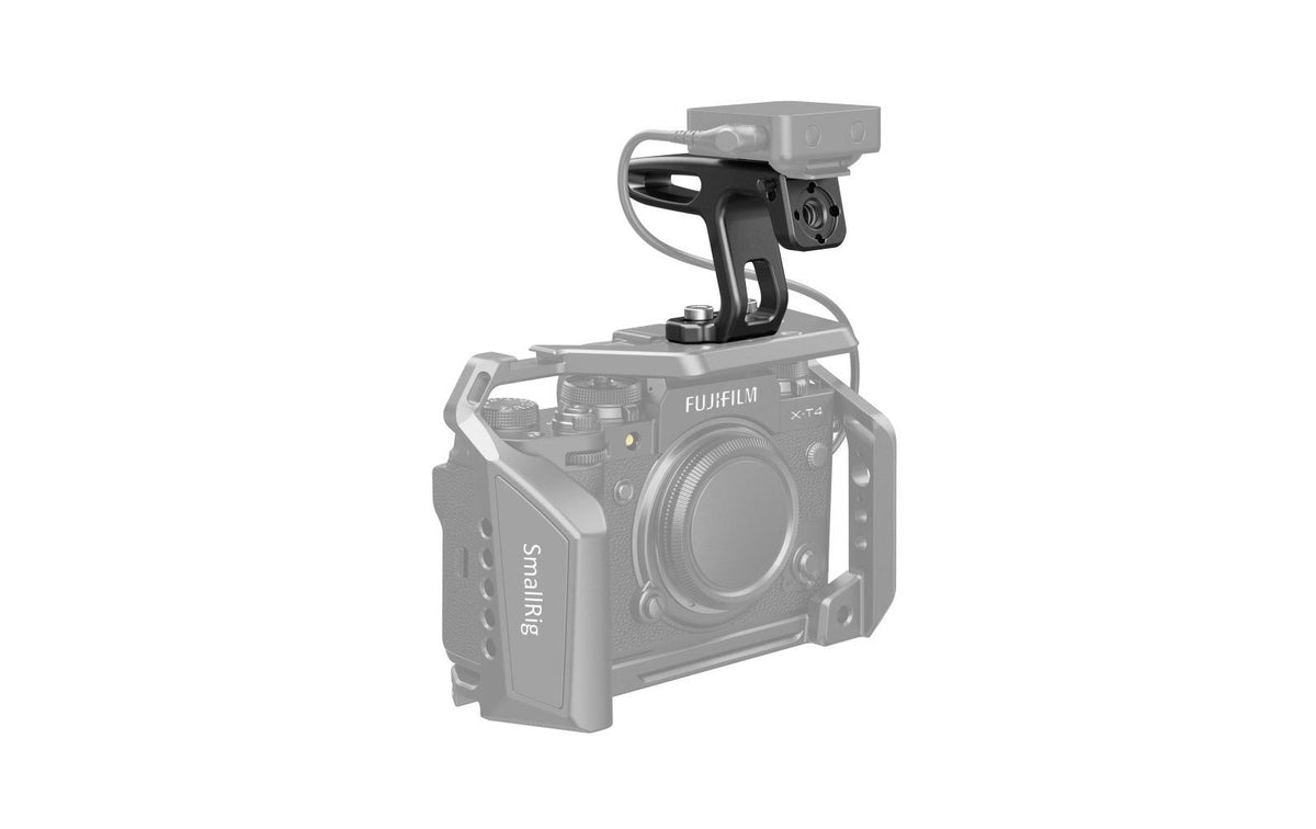 SmallRig HTS2756B Oberer Griff – Aluminium, 1/4-20 & 3/8-16 Gewinde – Schwarz – 39 × 85 × 55,5 mm