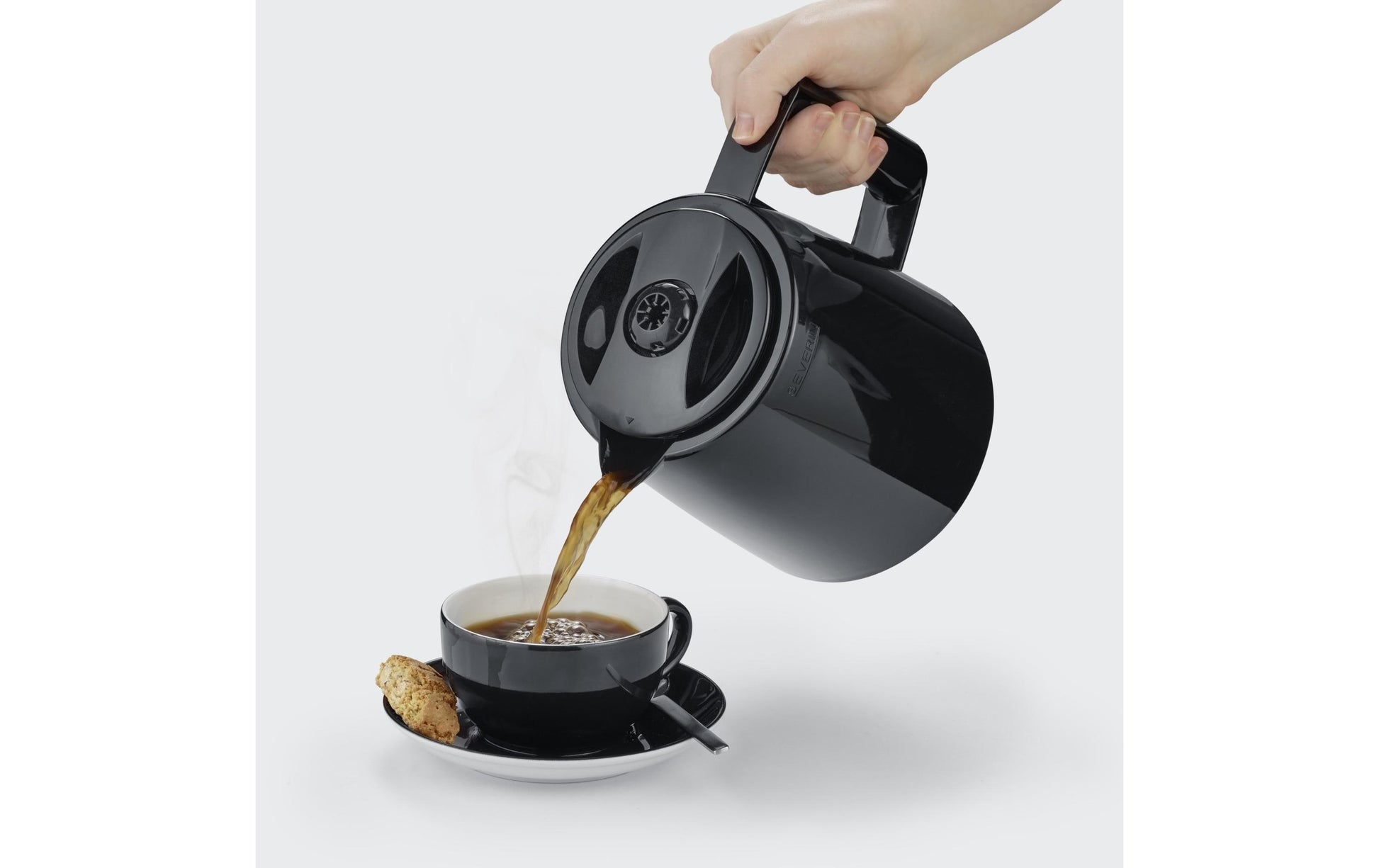 Severin KA9315 Filterkaffeemaschine – 8 Tassen, 1 l, Karaffe, Schwarz