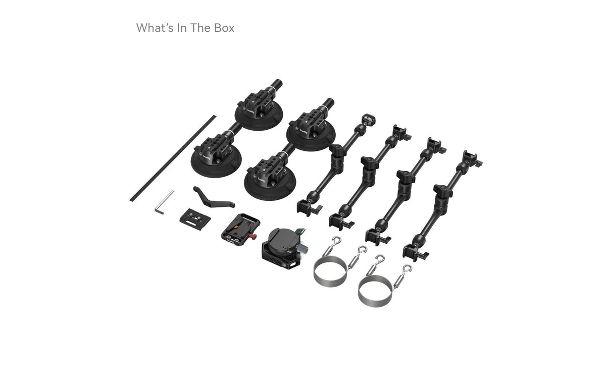 SmallRig SC-15K Saugnapfhalterung-Kit – für Fahrzeugaufnahmen