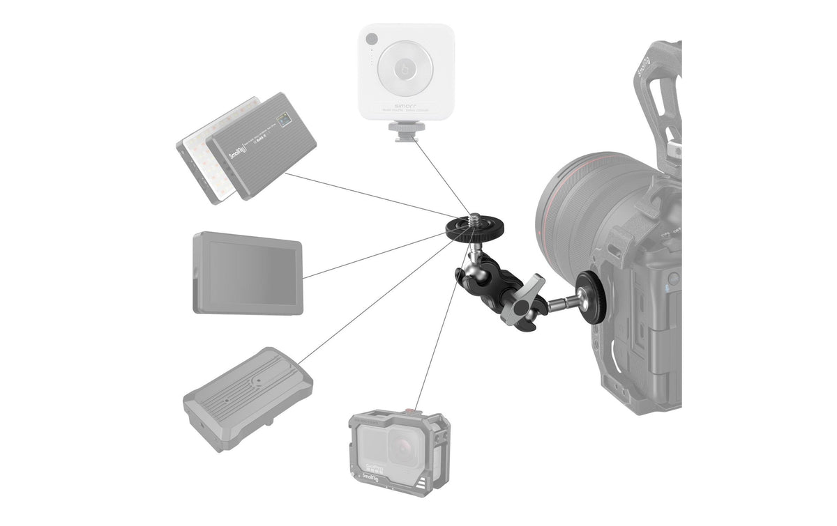 SmallRig 3238B Mini Magic Arm Halterung – mit Universal-Kugelkopf