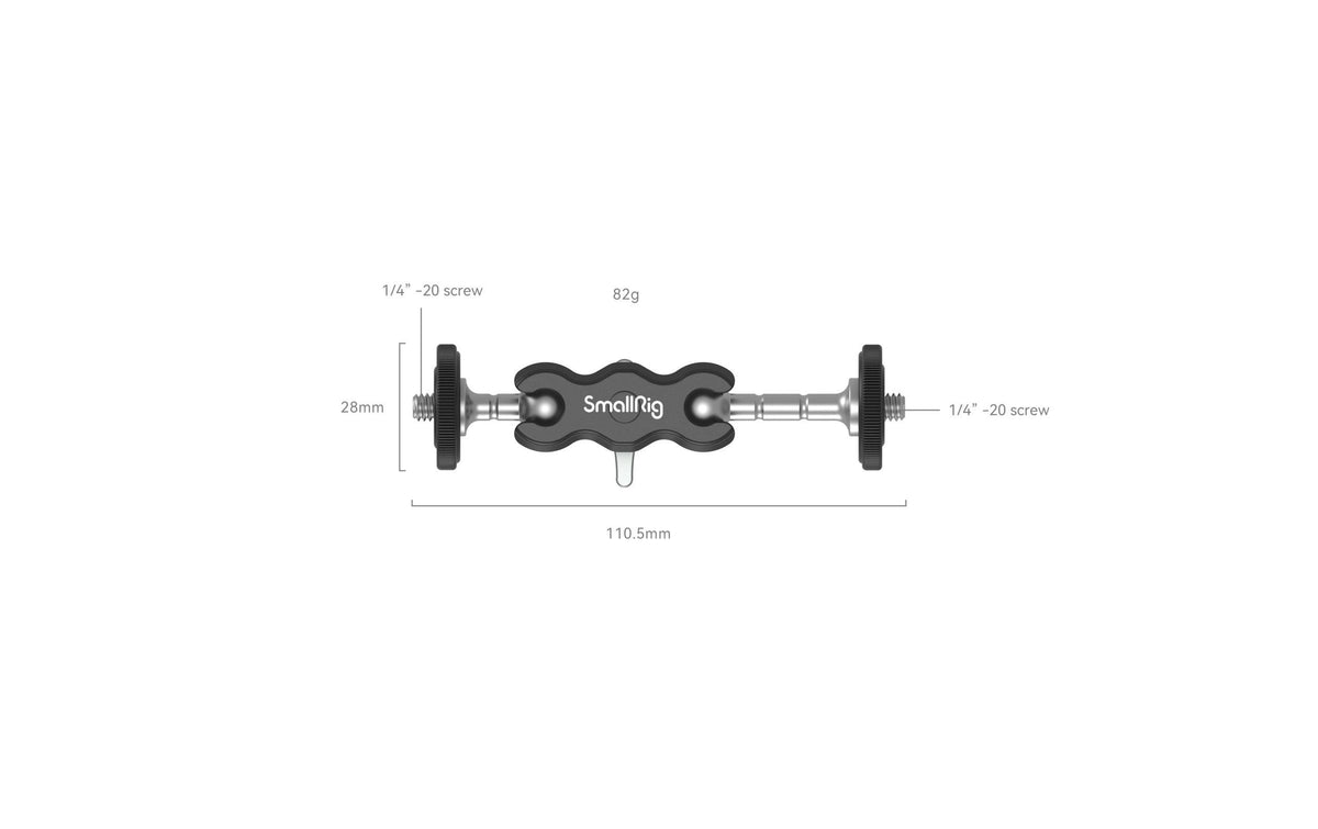 SmallRig 3238B Mini Magic Arm Halterung – mit Universal-Kugelkopf